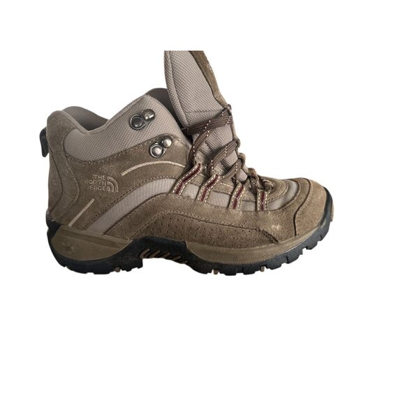 North Face Trekking Hiking Boots Womens 8 Suede Leather Lace Up Outdoor Gorpcore - Picture 13 of 14